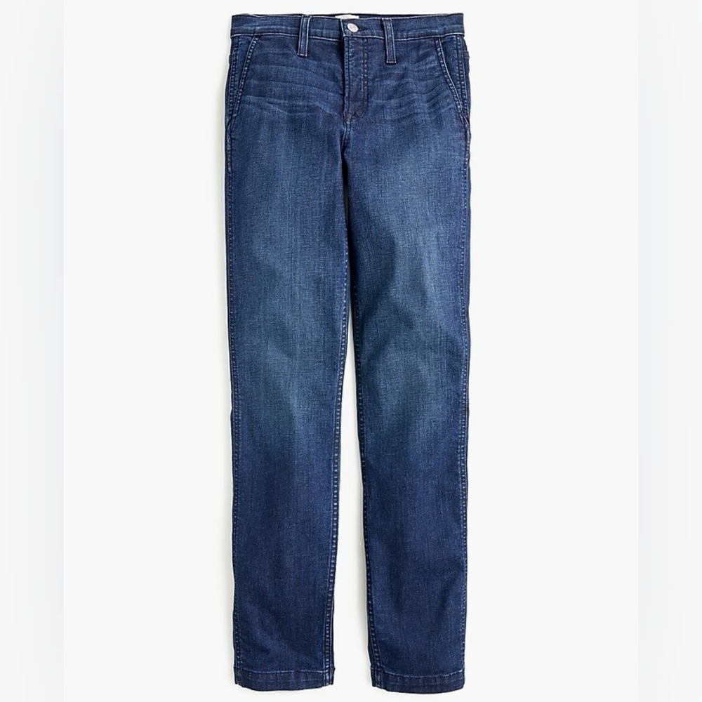 J. Crew Vintage Straight Trouser Dark Blue Jeans 28
